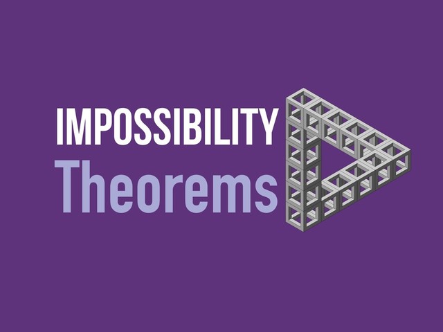 Impossibility
Theorems
