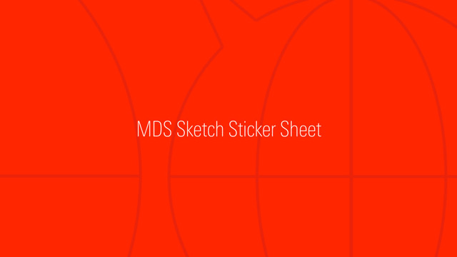 MDS Sketch Sticker Sheet
