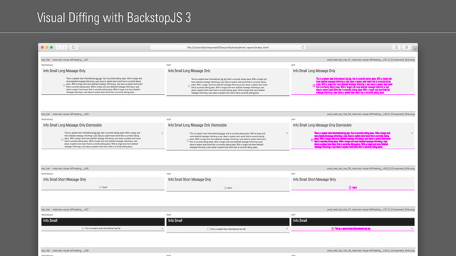 Visual Diﬃng with BackstopJS 3
