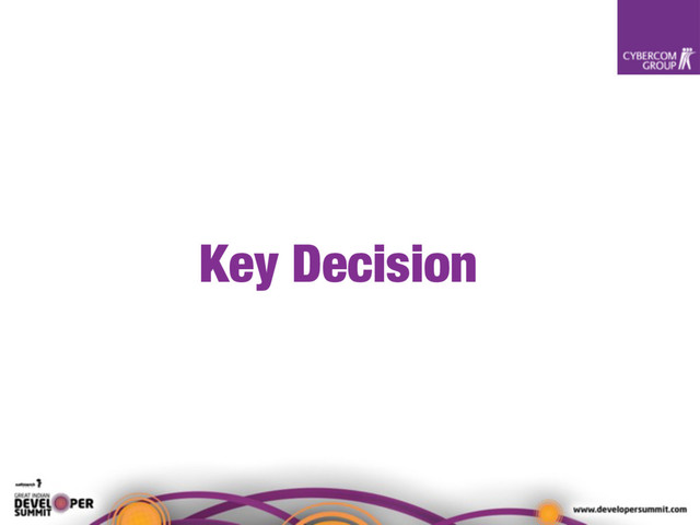 Key Decisions
