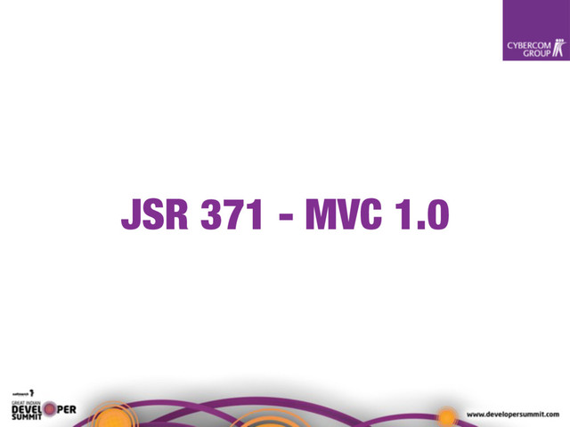 JSR 371 - MVC 1.0
