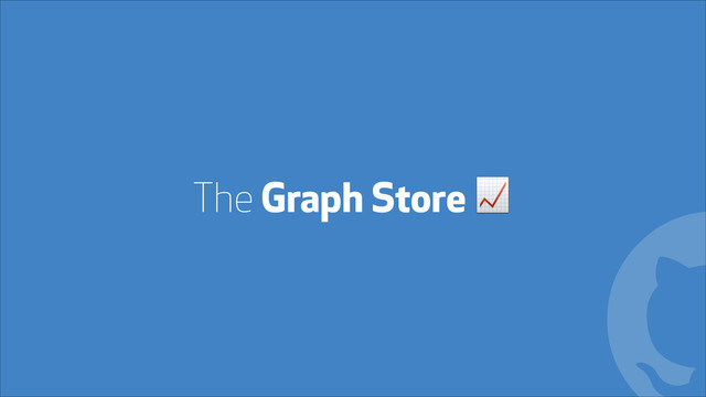 The Graph Store !
!
