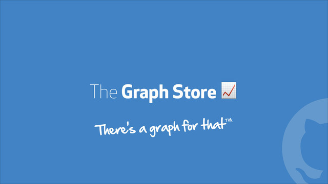The Graph Store !
!
There's a graph for that™
