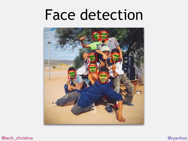 @tech_christine @ryanhos
Face detection
