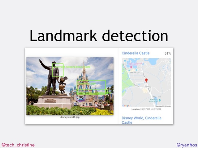 @tech_christine @ryanhos
Landmark detection
