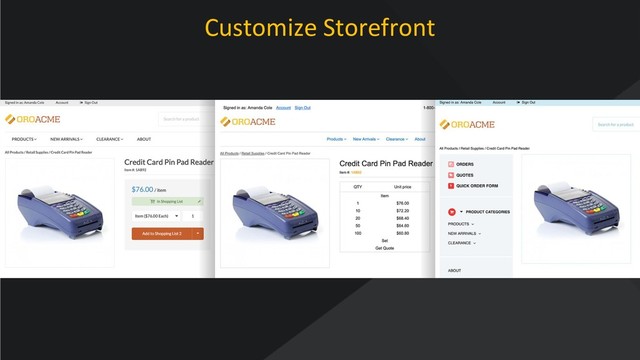 www.oroinc.com
Customize Storefront
