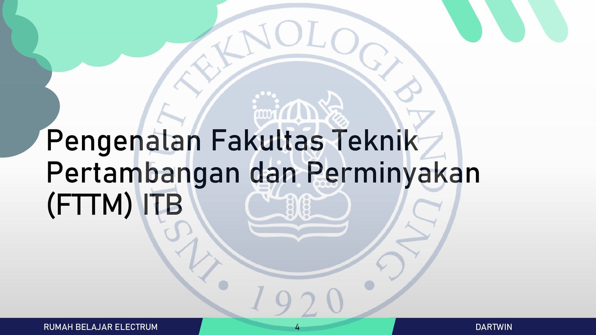 Mengenal FTTM ITB Bersama Mahasiswa Berprestasi ITB - Speaker Deck