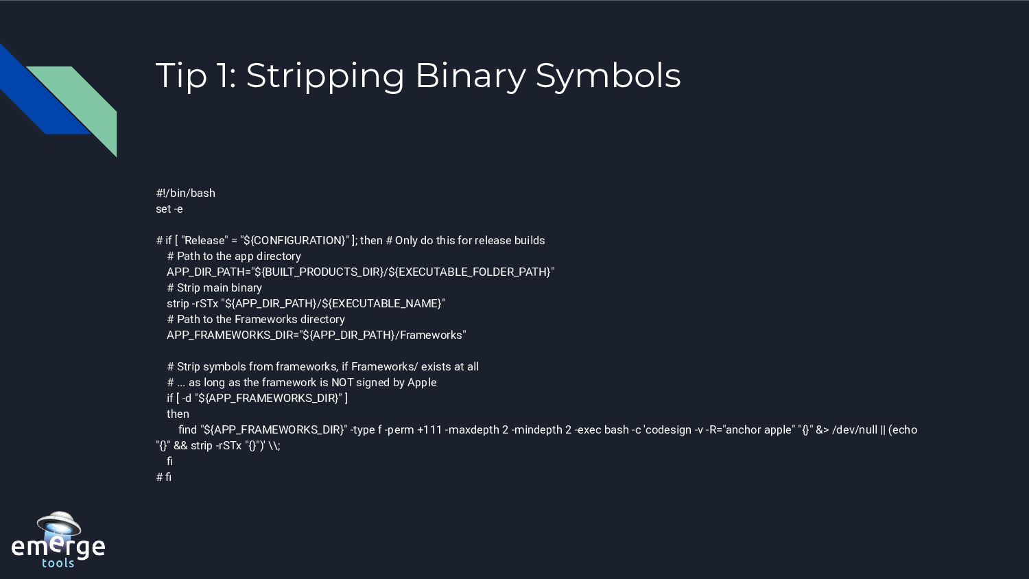 Optimizing Mobile Apps Tips and Tricks Speaker Deck