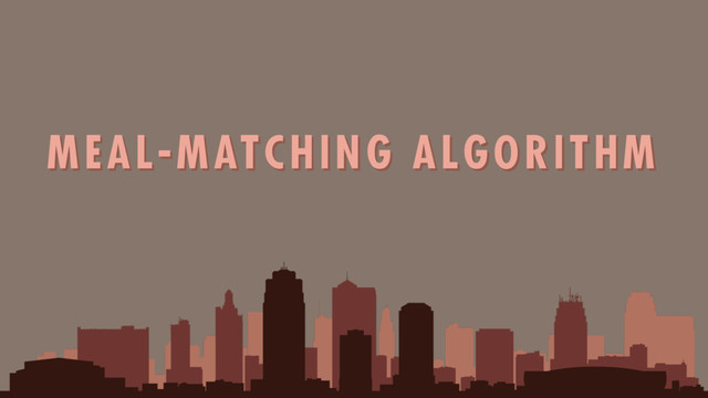 MEAL-MATCHING ALGORITHM
