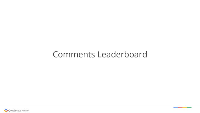 Comments Leaderboard
