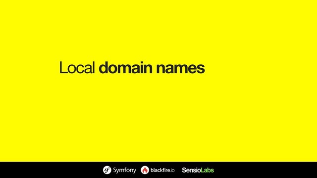 Local domain names
