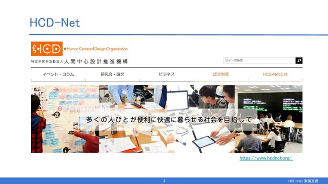 HCD-Net 東海支部  
HCD-Net 
https://www.hcdnet.org/  
3 
