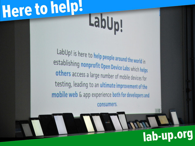 Here to help!
lab-up.org
