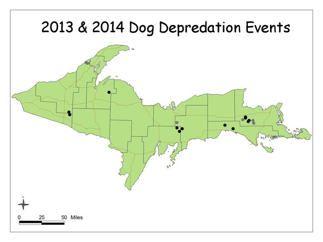 2013 & 2014 Dog Depredation Events
