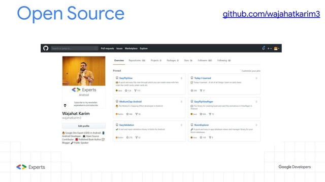 Open Source github.com/wajahatkarim3
