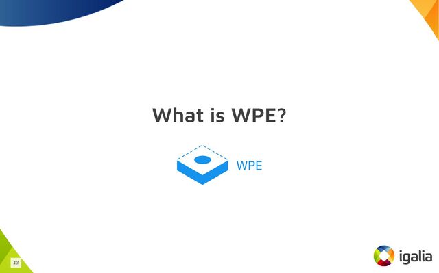 What is WPE?
13
