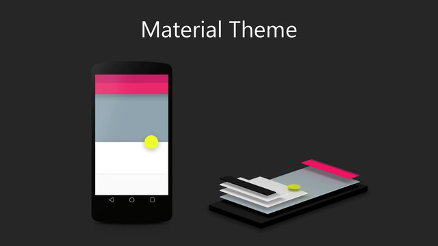 GUIDELINES – DO NOT USE SLIDE
Material Theme
