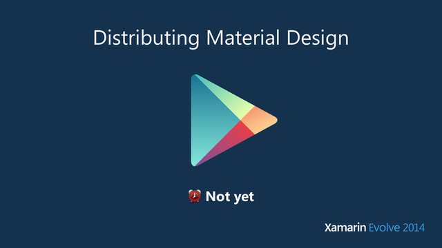 Distributing Material Design
⏰ Not yet
