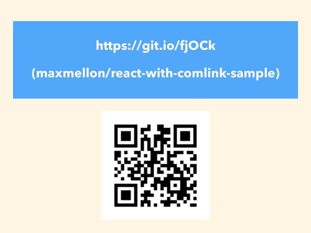 https://git.io/fjOCk
(maxmellon/react-with-comlink-sample)
