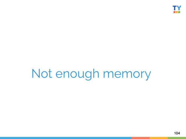 Not enough memory	  
104

