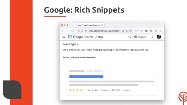 Google: Rich Snippets
