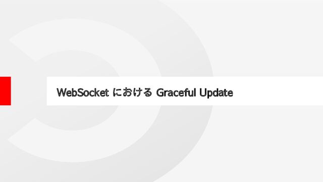 WebSocket における Graceful Update
