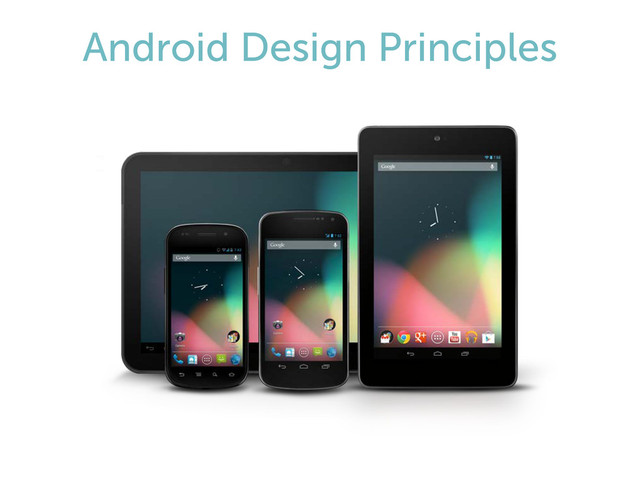 Android Design Principles
