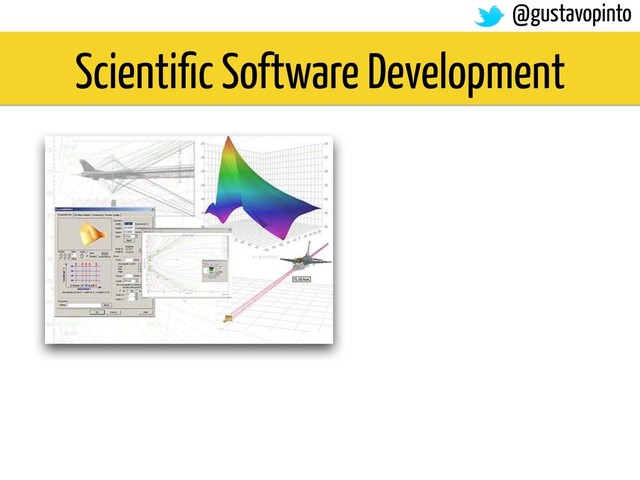 Scientiﬁc Software Development
@gustavopinto
