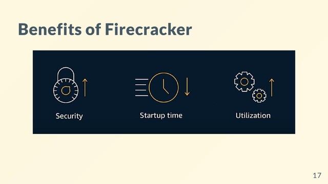 Benefits of Firecracker
17
