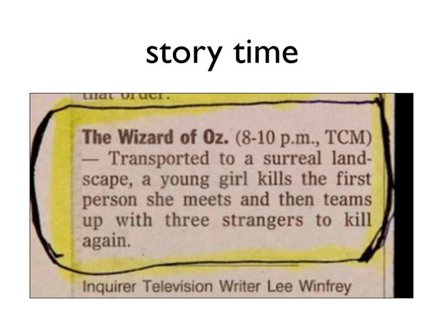 story time
