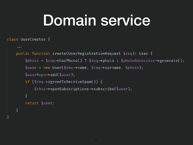 Domain service
!31

