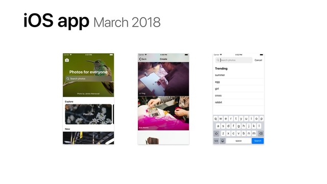 iOS app March 2018
