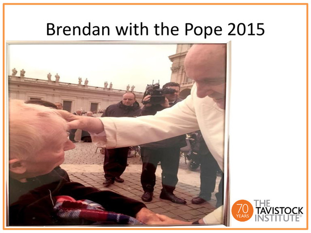 Brendan with the Pope 2015
