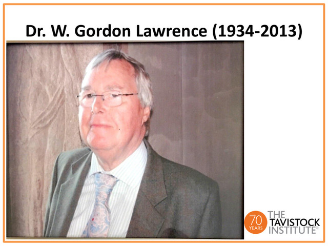 Dr. W. Gordon Lawrence (1934-2013)
