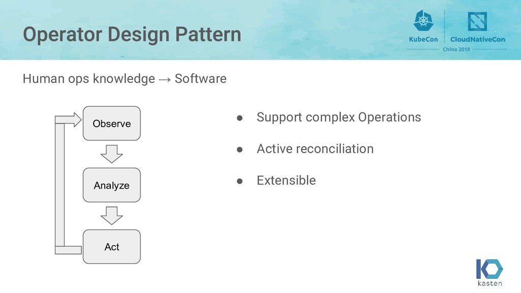 Kanister - An extensible framework for application-level data management on  Kubernetes