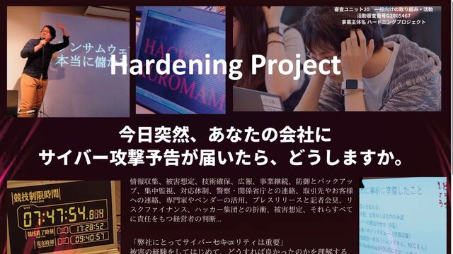 2024/2
Hardening Project
