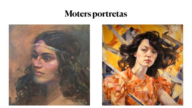 Moters portretas
