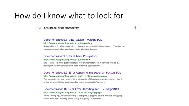 How do I know what to look for
