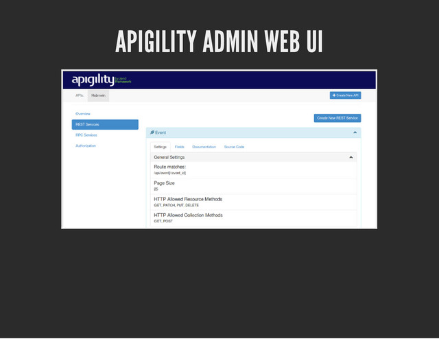 APIGILITY ADMIN WEB UI
