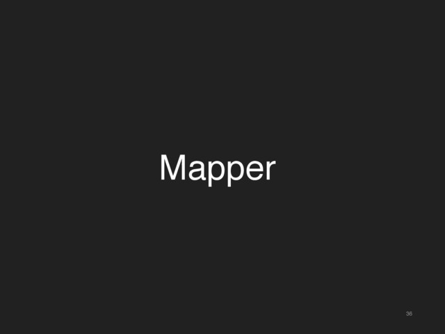 36
Mapper
