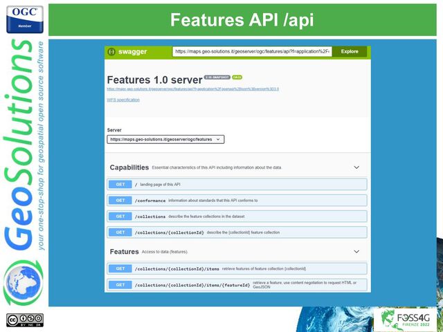 Features API /api
