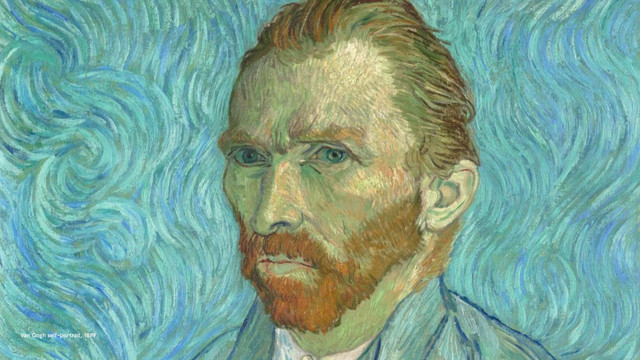 Van Gogh self-portrait, 1889
