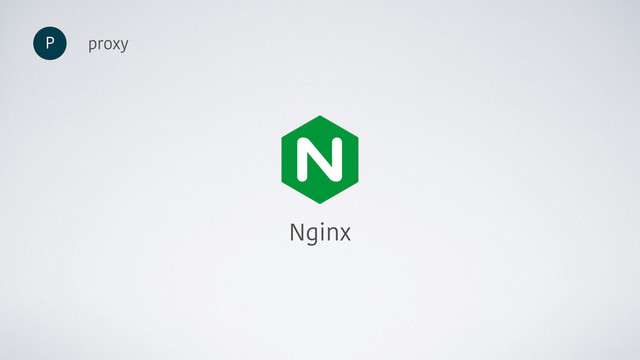 proxy
P
Nginx
