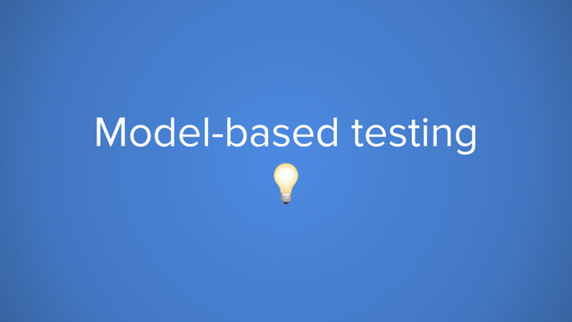 Model-based testing


