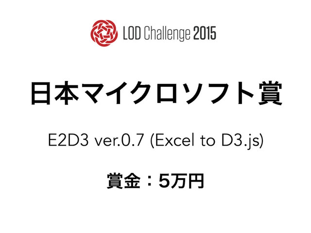 ೔ຊϚΠΫϩιϑτ৆
E2D3 ver.0.7 (Excel to D3.js)
৆ۚɿສԁ
