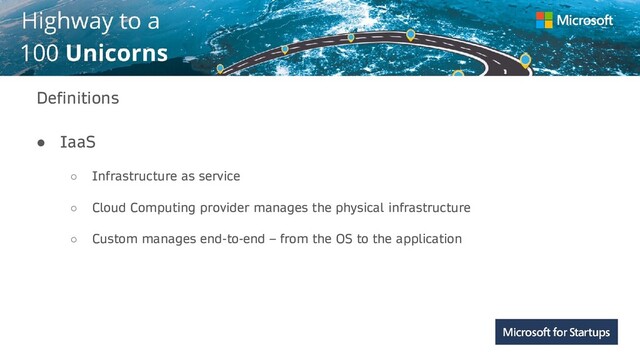 Kerala
Definitions
● IaaS
○ Infrastructure as service
○ Cloud Computing provider manages the physical infrastructure
○ Custom manages end-to-end – from the OS to the application
