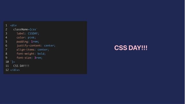 1
1



2
2



3
3



4
4



5
5



6
6



7
7



8
8



9
9



10
10



11
11



12
12



<
<div>
>



CSS DAY!!!
CSS DAY!!!




</div>
>
CSS DAY!!!
