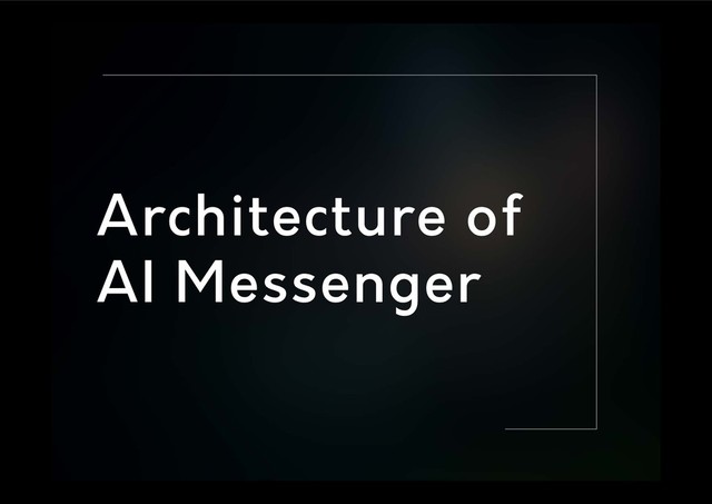 Architecture of
AI Messenger
