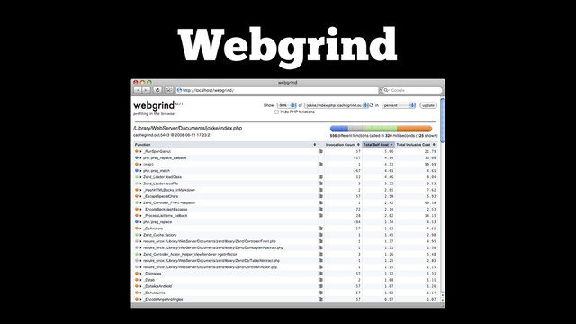 Webgrind
