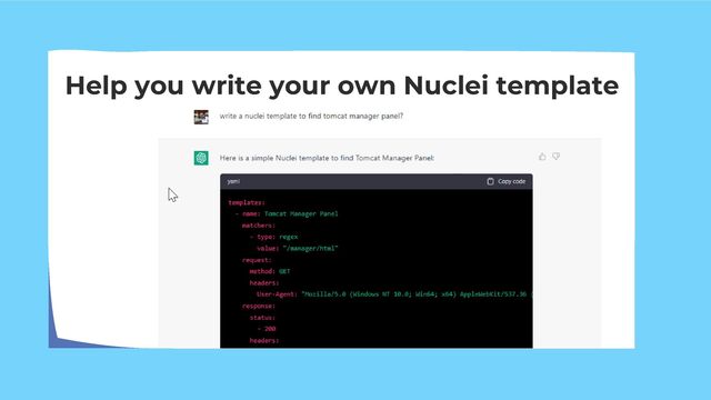 Help you write your own Nuclei template
